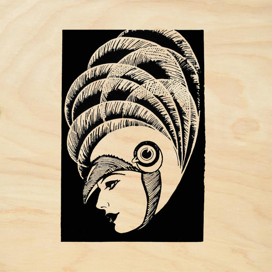StampaFe Tropicana Retro Rubber Art Stamp
