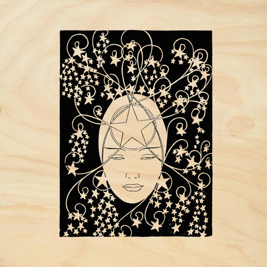 StampaFe Destiny Mixed Media Rubber Art Stamp
