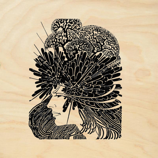 StampaFe Coral Vintage Rubber Art Stamp