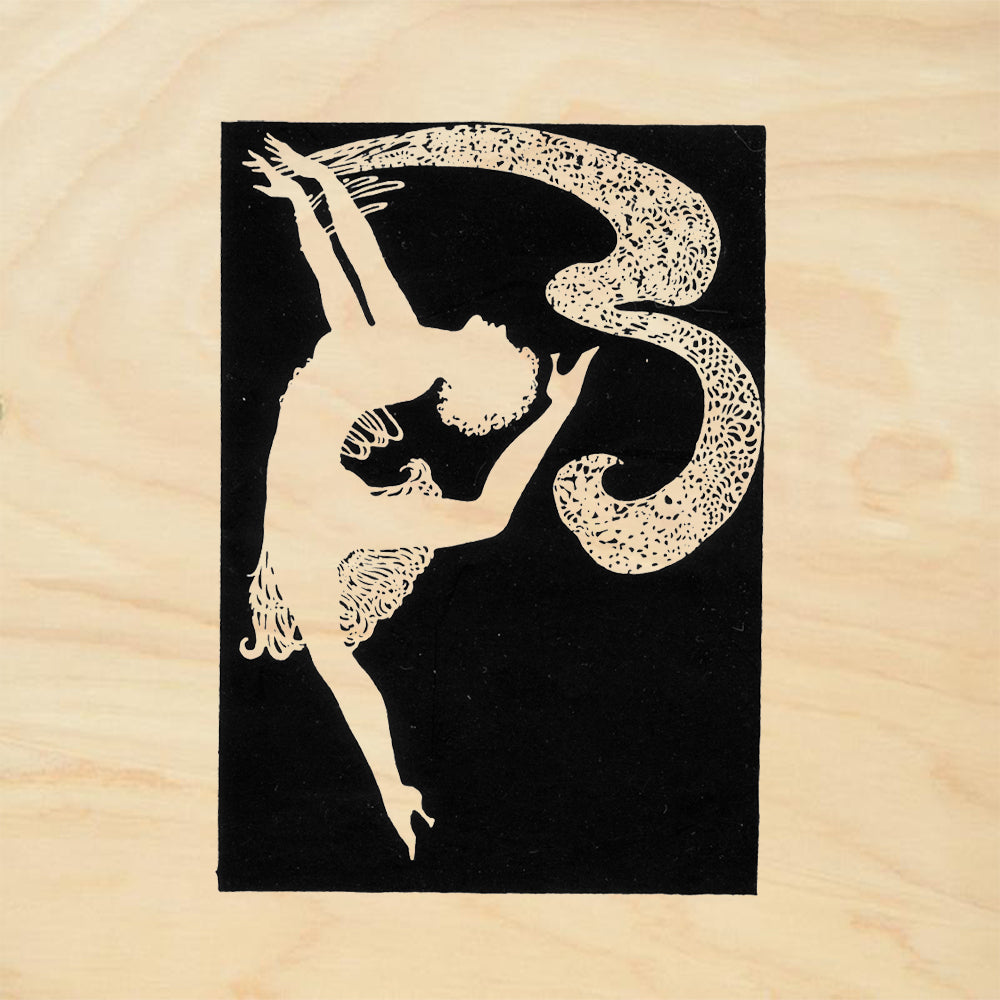 StampaFe Isadora Retro Rubber Art Stamp