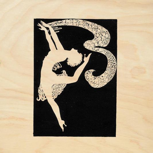 StampaFe Isadora Retro Rubber Art Stamp