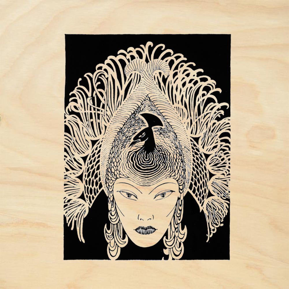 StampaFe Sumatra Mixed Media Rubber Art Stamp