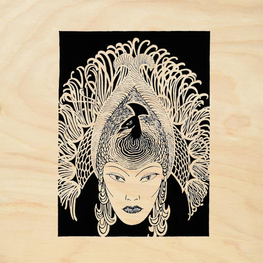 StampaFe Sumatra Mixed Media Rubber Art Stamp