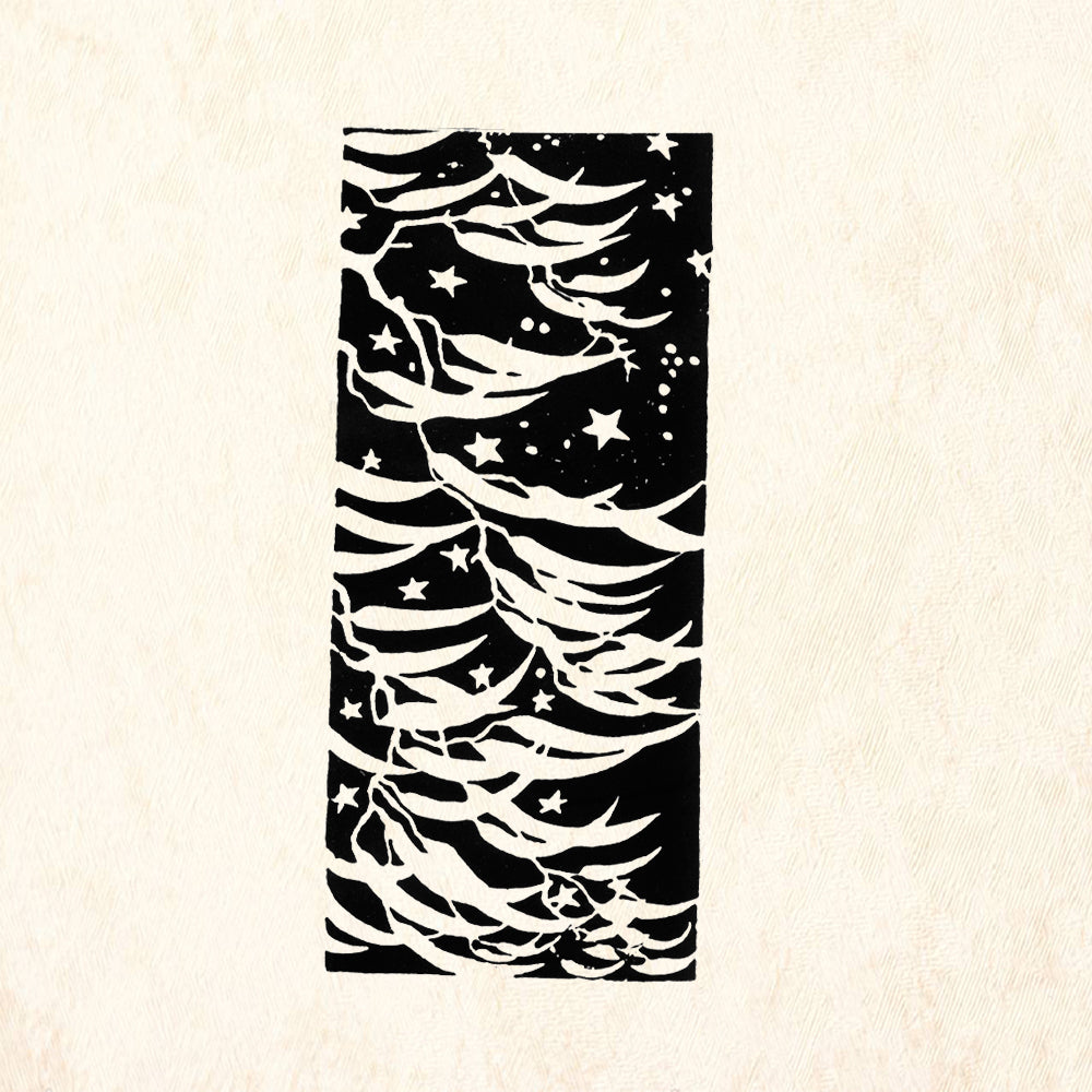 StampaFe Eucalyptus Twilight Botanical Rubber Art Stamp