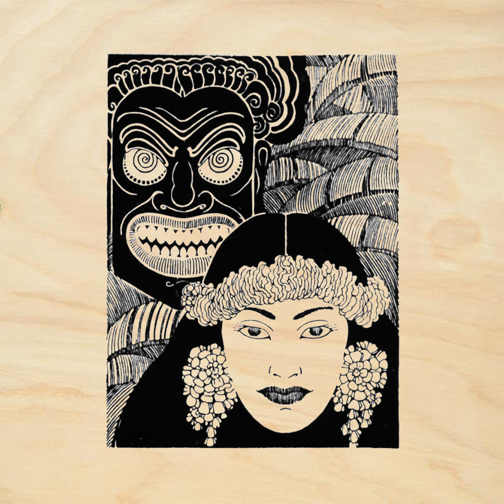 StampaFe Tahiti Tribal Rubber Art Stamp