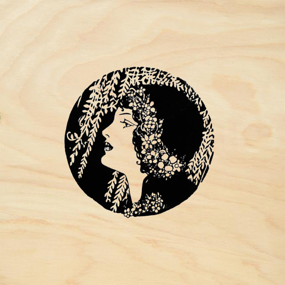 StampaFe Savannah Floral Rubber Art Stamp