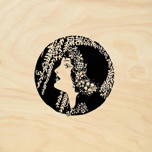 StampaFe Savannah Floral Rubber Art Stamp