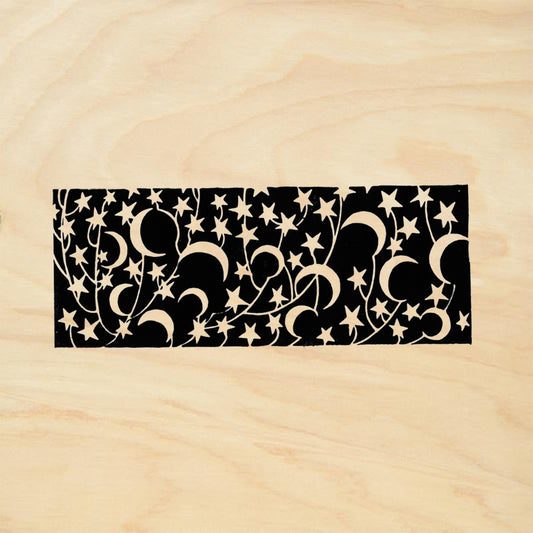 StampaFe Lunacy Mixed Media Rubber Art Stamp
