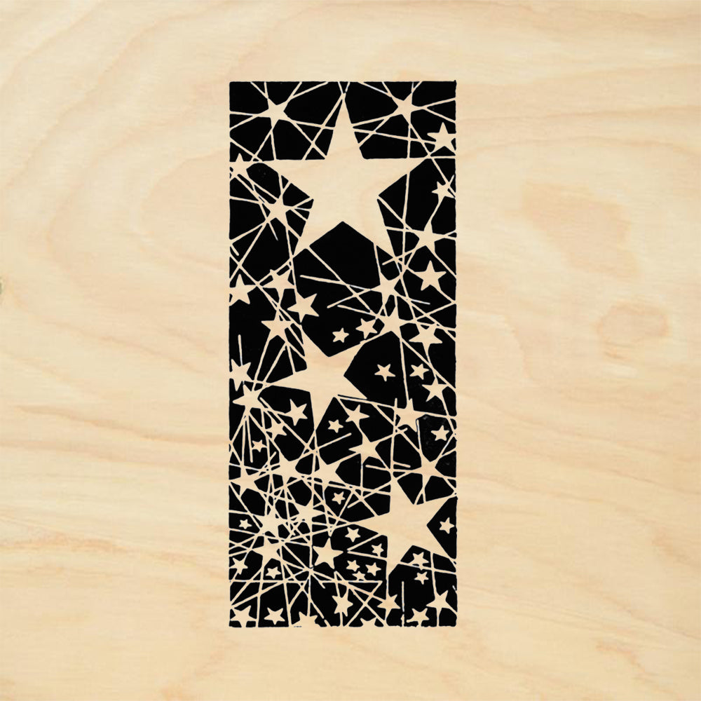 StampaFe Star Net Tribal Rubber Art Stamp