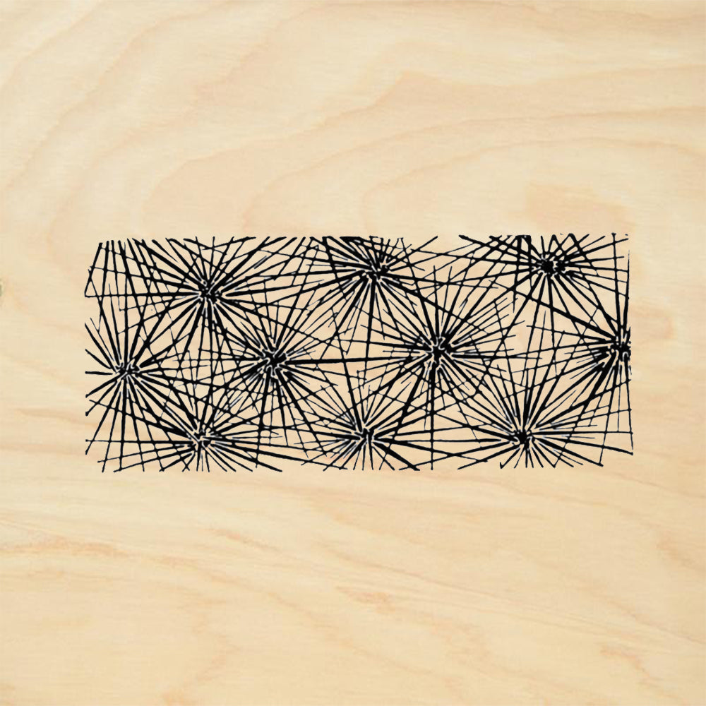 StampaFe Sea Urchin Botanical Rubber Art Stamp