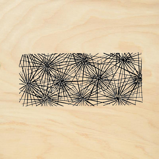 StampaFe Sea Urchin Botanical Rubber Art Stamp