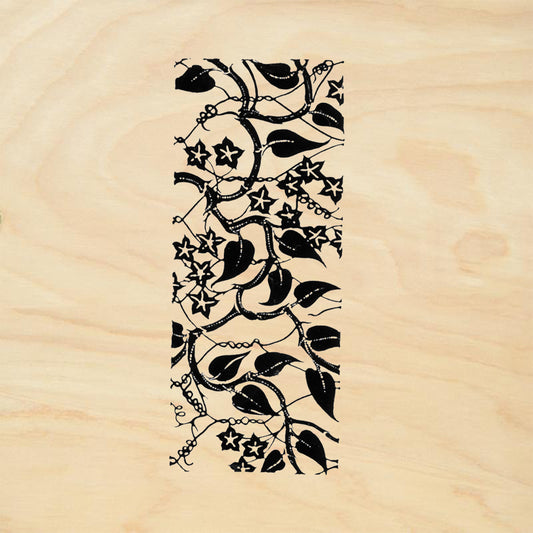 StampaFe Morning Glory Floral Rubber Art Stamp