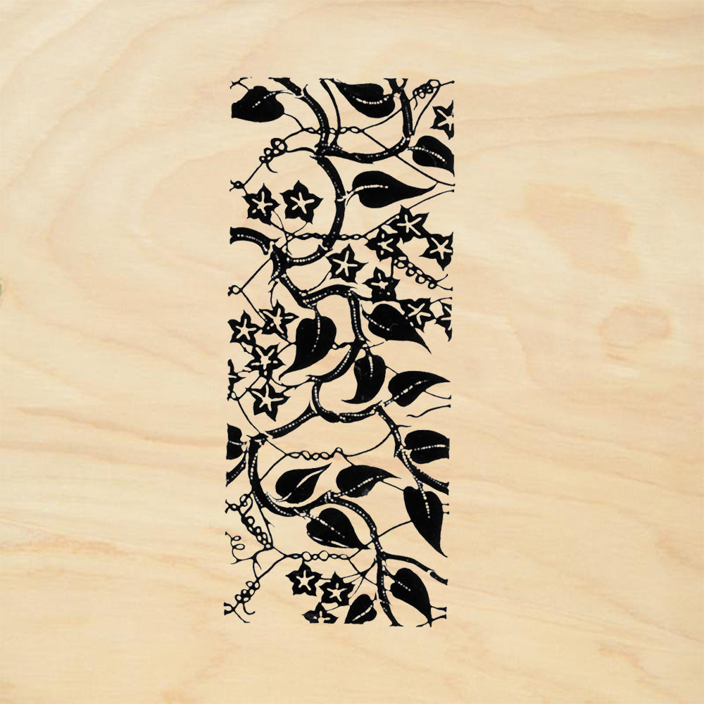 StampaFe Morning Glory Floral Rubber Art Stamp