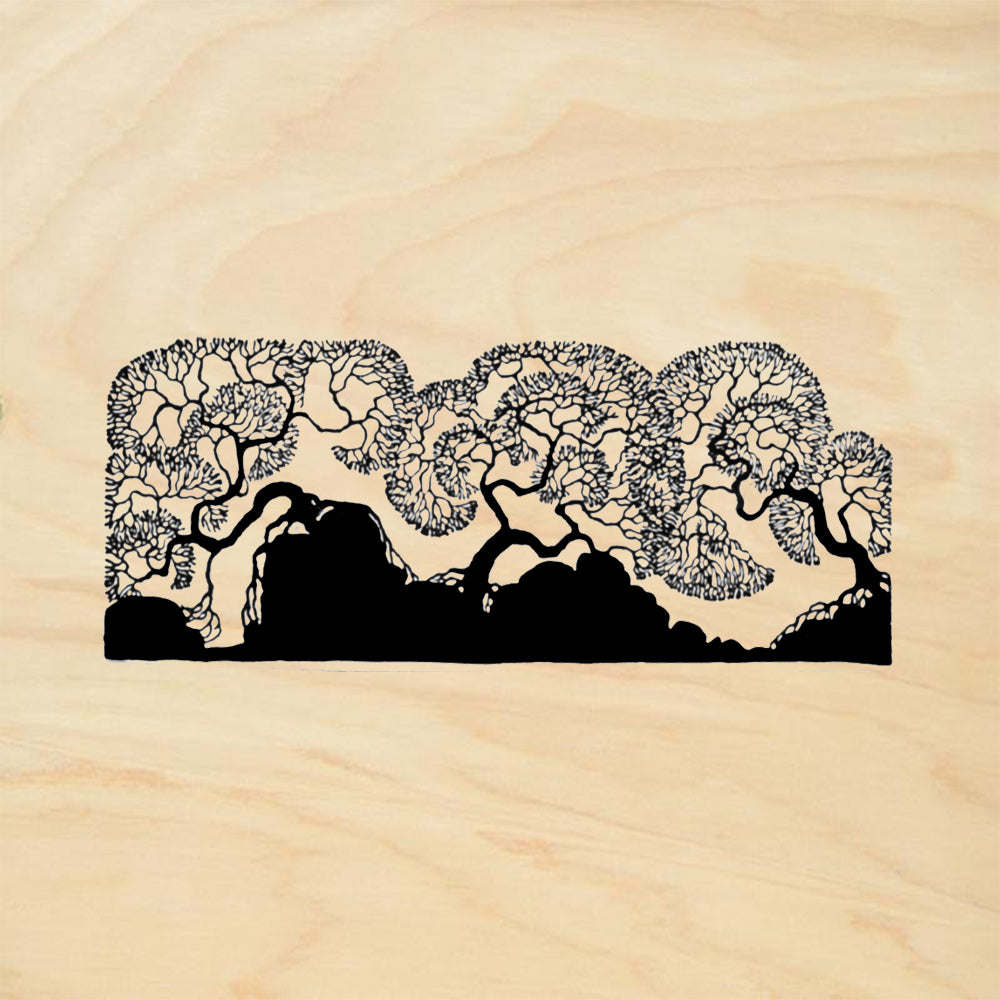 StampaFe Osaka Mixed Media Rubber Art Stamp