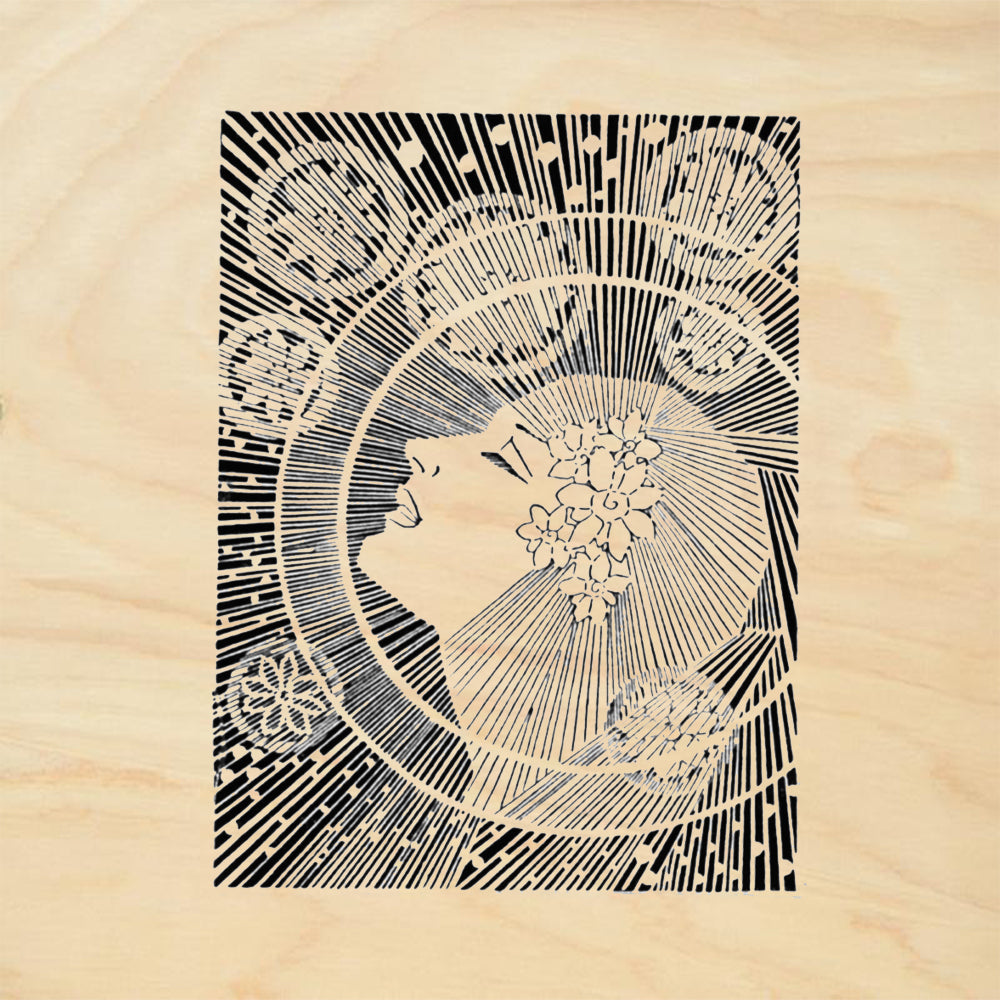 StampaFe Astral Vision Mixed Media Rubber Art Stamp
