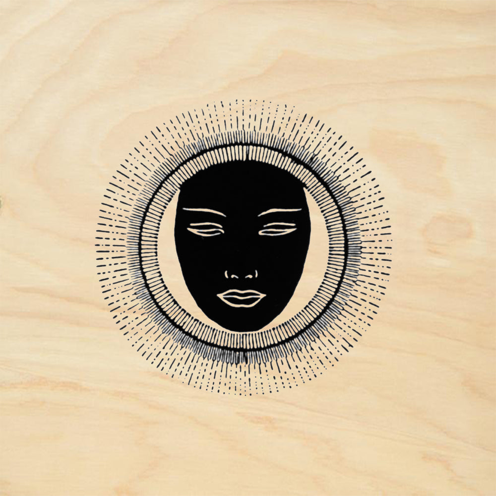 StampaFe African Sun Tribal Rubber Art Stamp