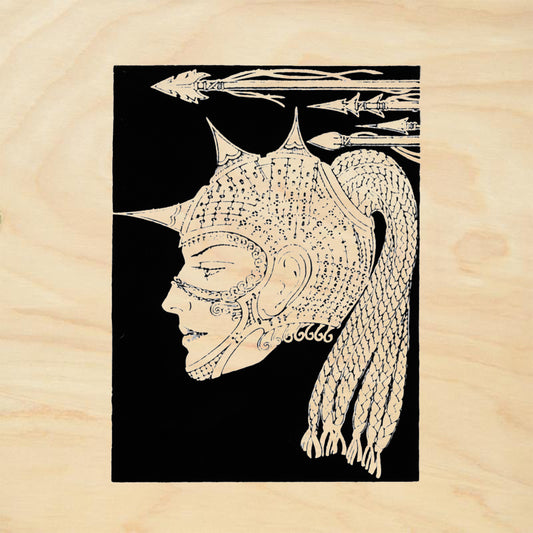 StampaFe Spartacus Mixed Media Rubber Art Stamp