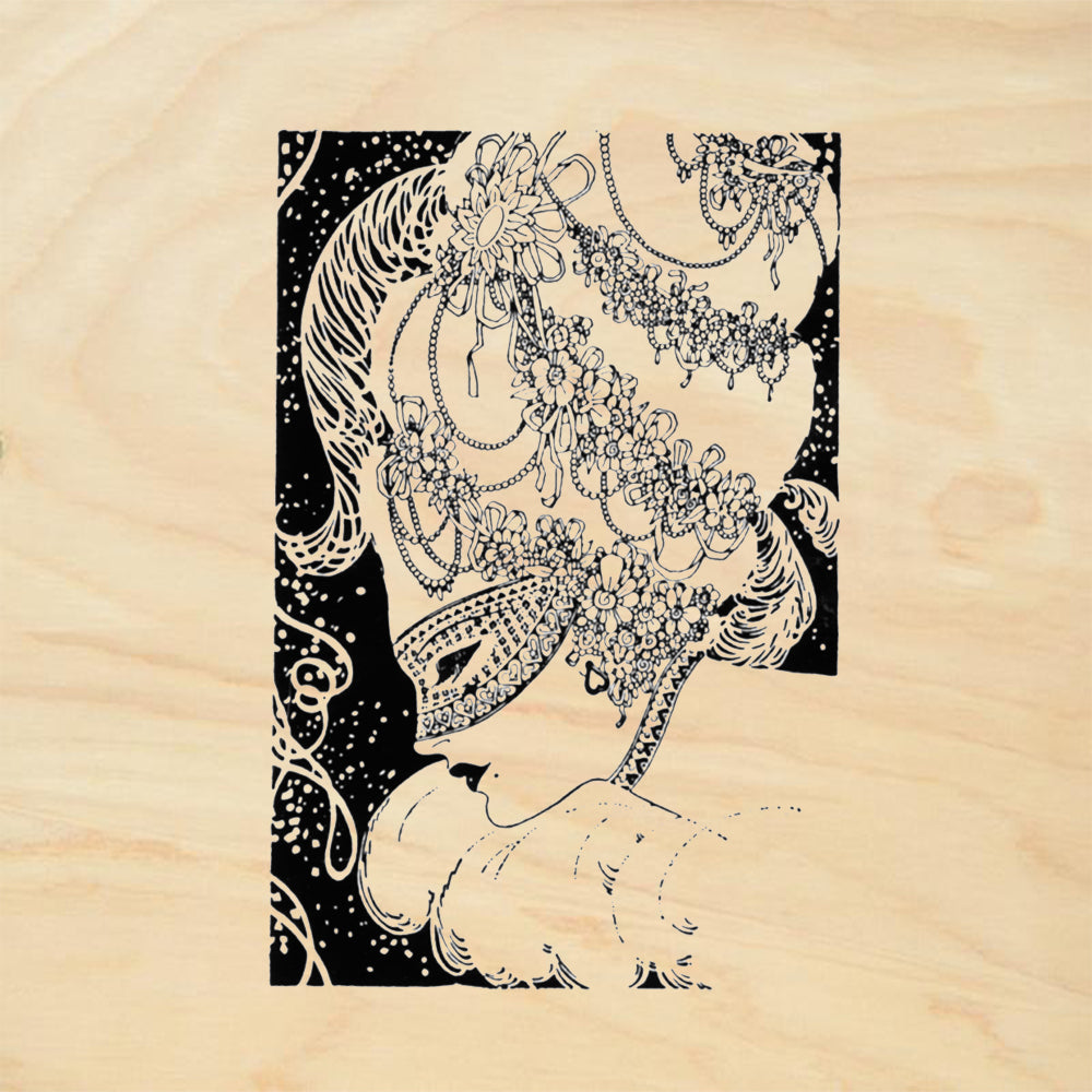 StampaFe Masquerade Mixed Media Rubber Art Stamp