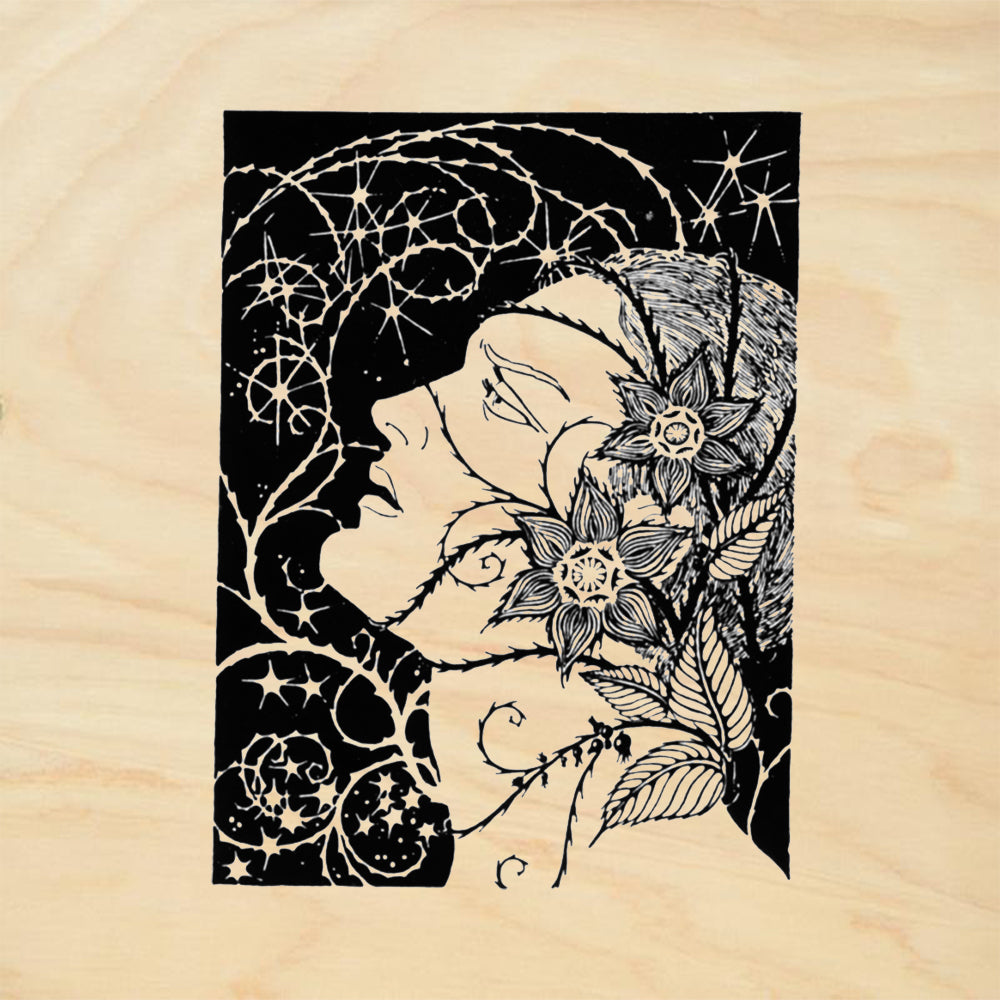 StampaFe Passion Vine Botanical Rubber Art Stamp