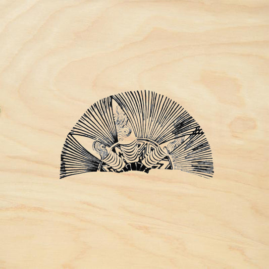 StampaFe Drummer Crest Tribal Rubber Art Stamp
