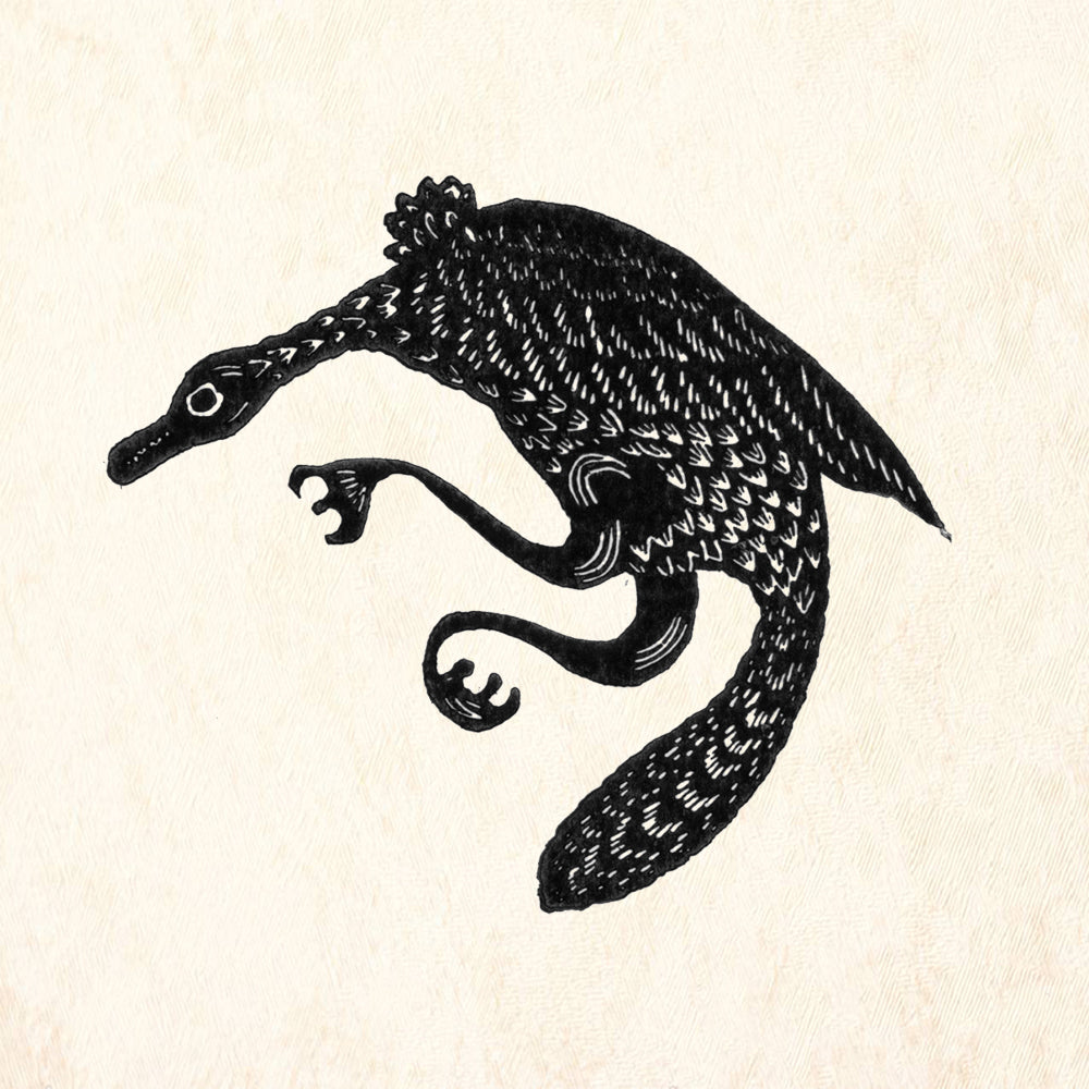 StampaFe Archaeopteryx Mixed Media Rubber Art Stamp