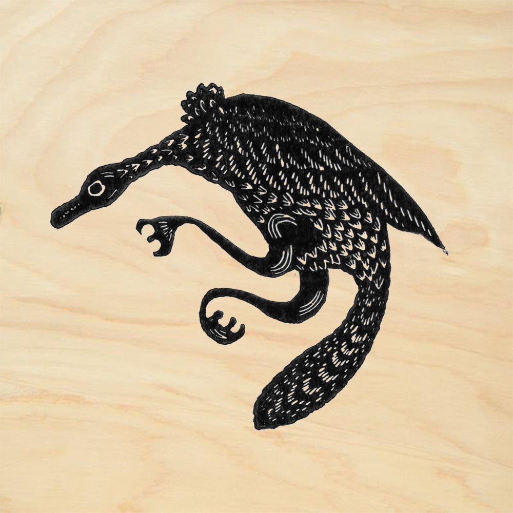 StampaFe Archaeopteryx Mixed Media Rubber Art Stamp