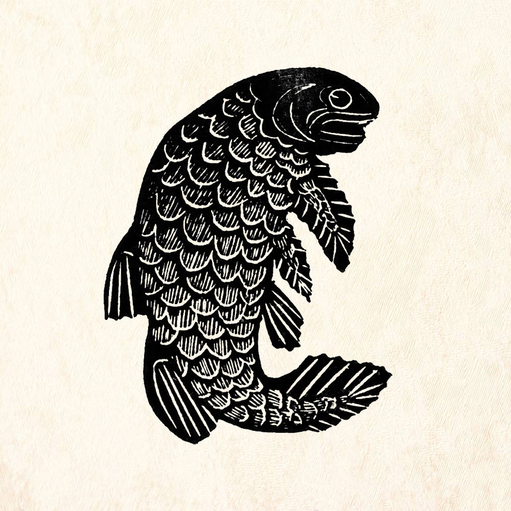 StampaFe Holoptychius Mixed Media Rubber Art Stamp