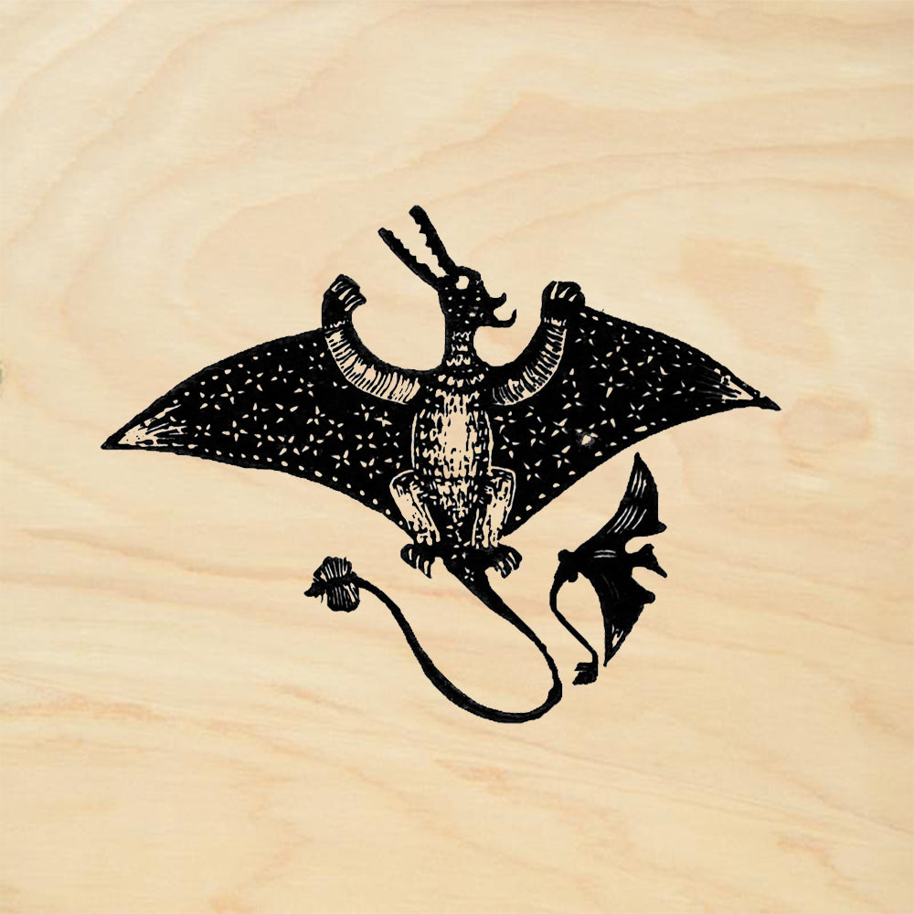 StampaFe Rhamphoehyncus Mixed Media Rubber Art Stamp