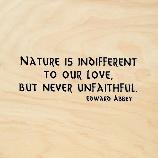 StampaFe Nature Is Indifferent To Our Love But Never Unfaithful Rubber Art Stamp