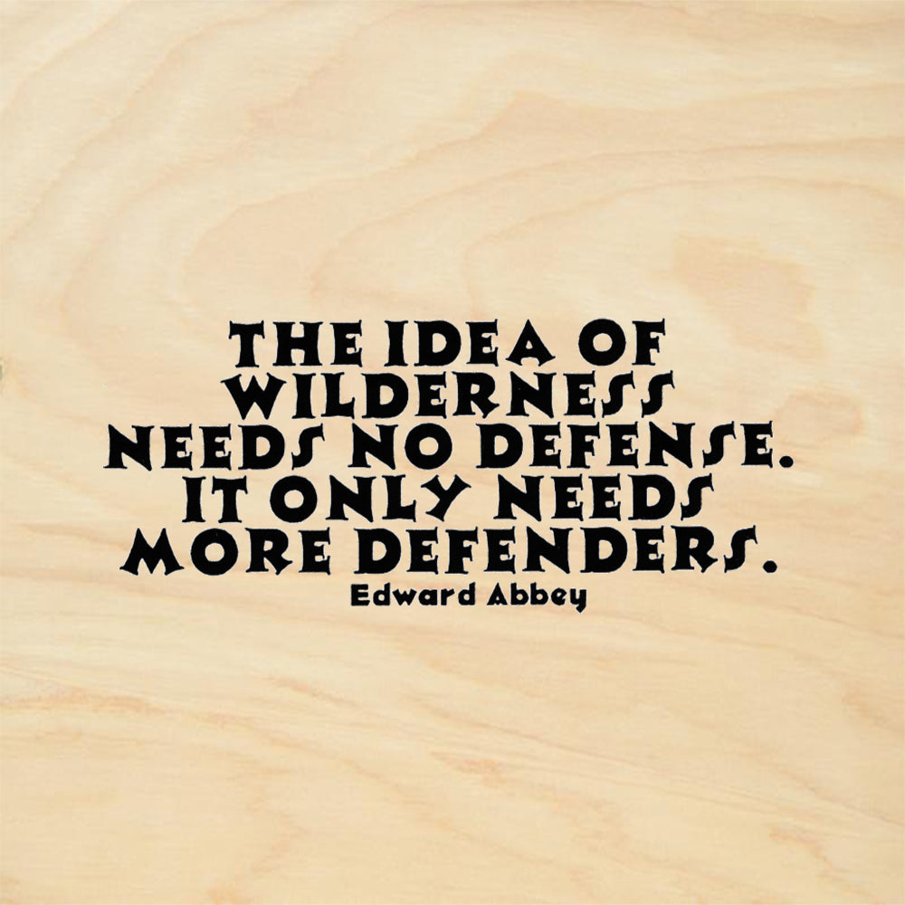 StampaFe The Idea Of Wilderness No Defense Only More Defenders Rubber Art Stamp