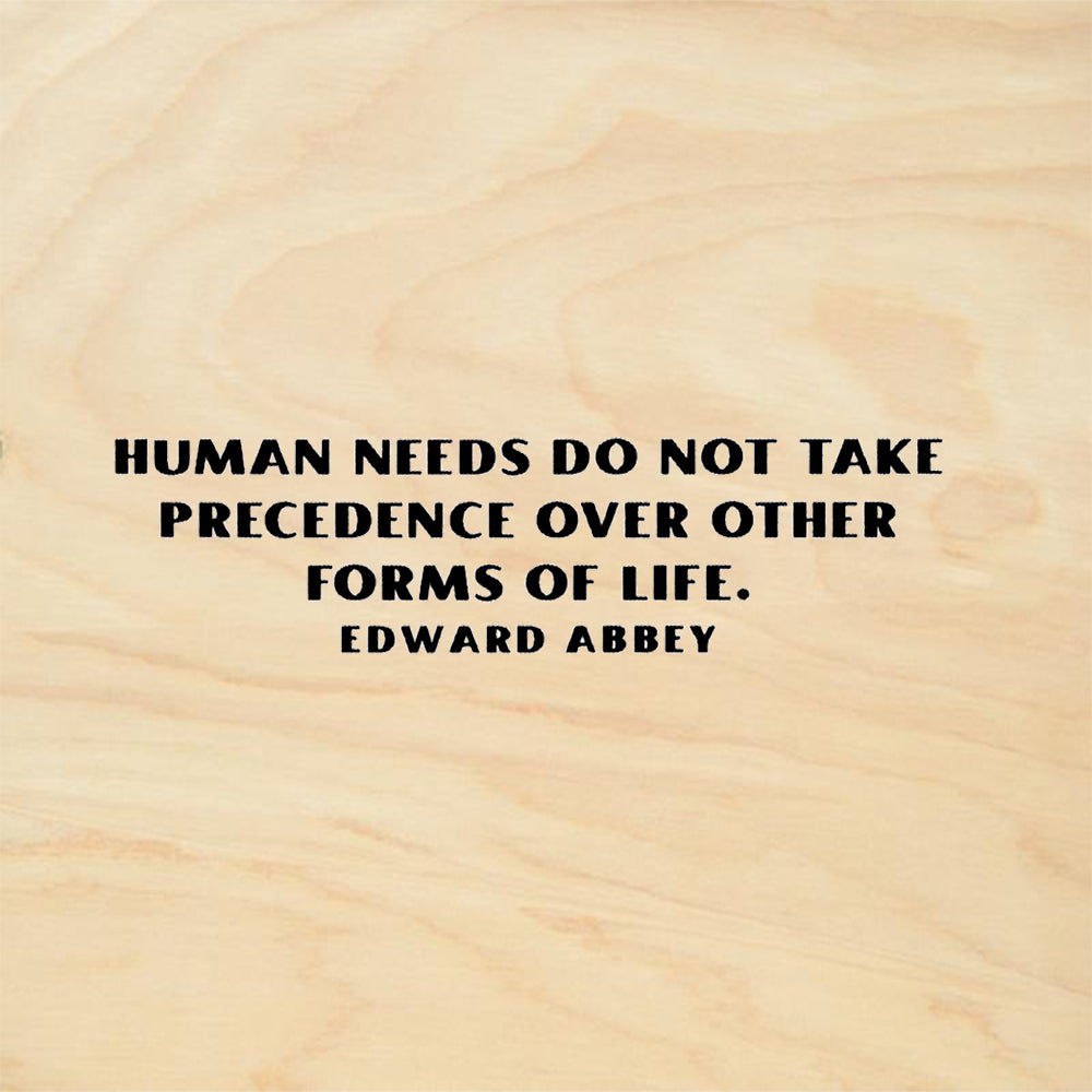 StampaFe Human Needs Do Not Take Precedence Over Other Life Rubber Art Stamp