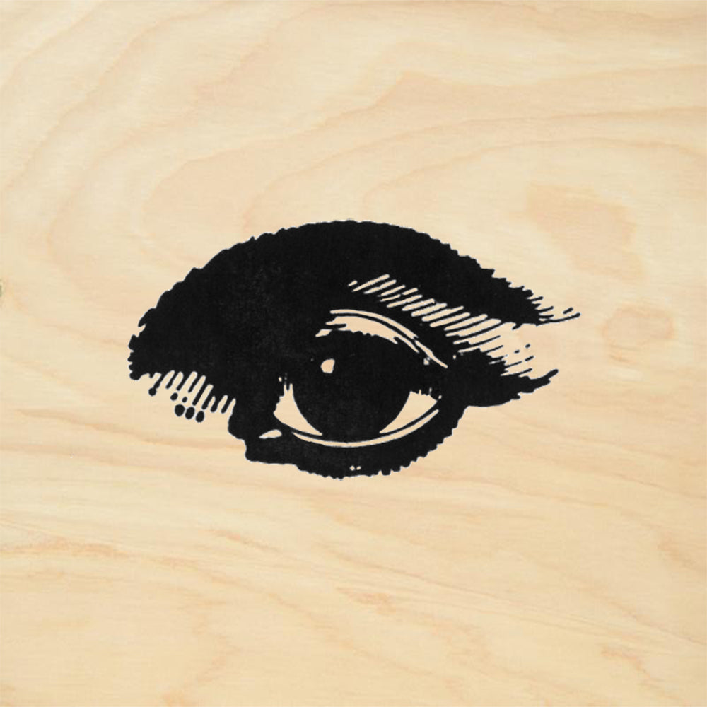 StampaFe Dark Eye Mixed Media Rubber Art Stamp