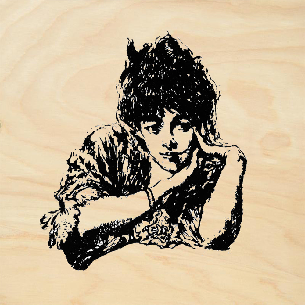 StampaFe Wonderer Lady Mixed Media Rubber Art Stamp