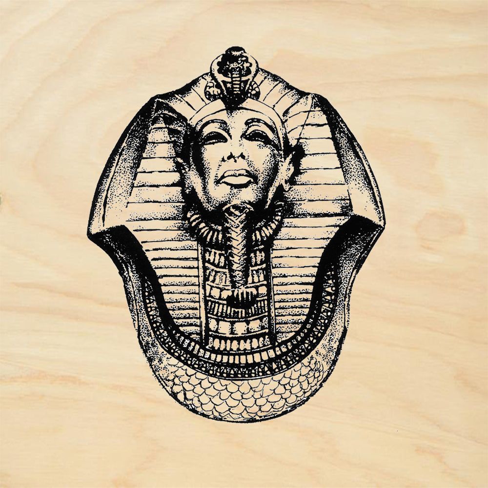 StampaFe King Tut Large Mixed Media Rubber Art Stamp