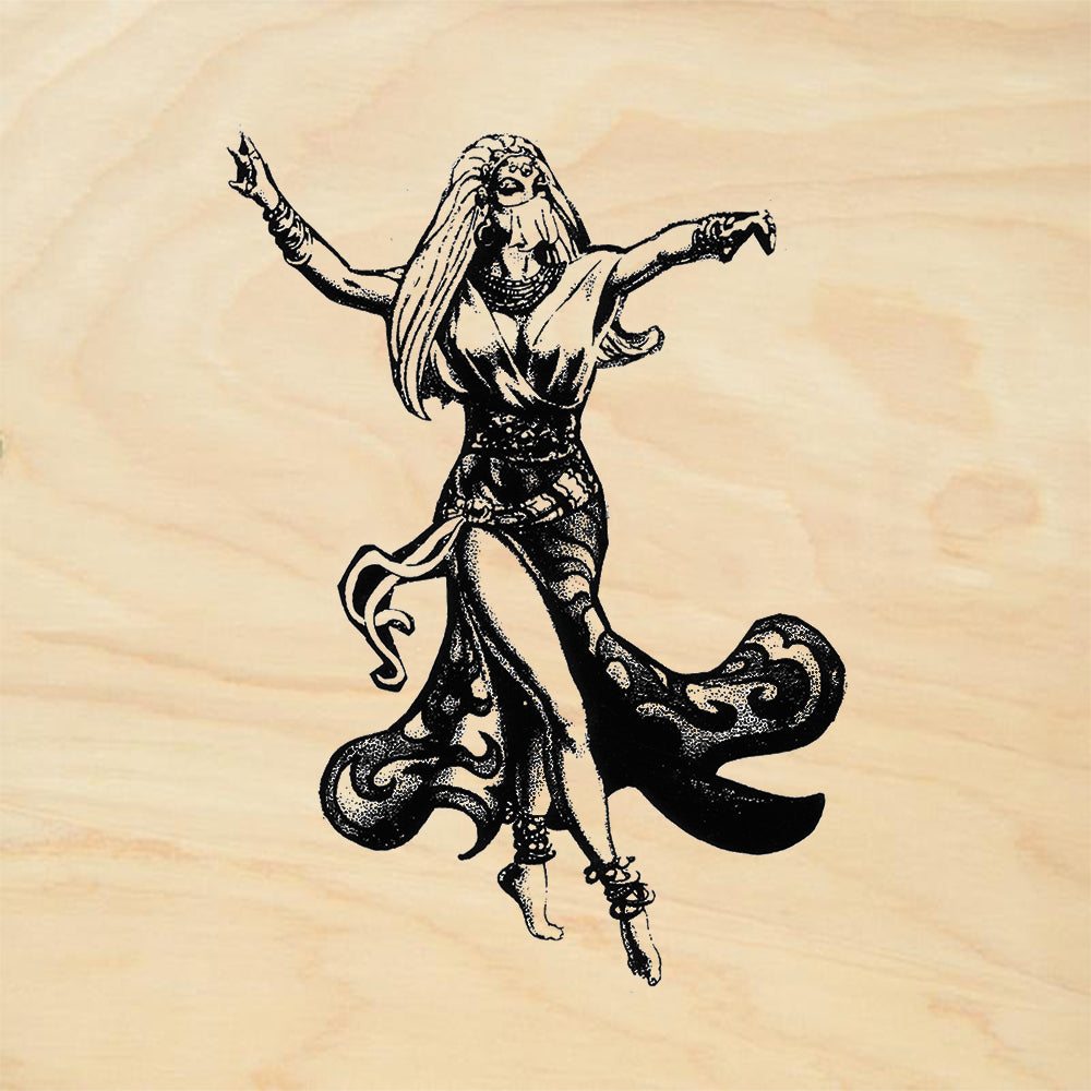 StampaFe Fatima Mixed Media Rubber Art Stamp