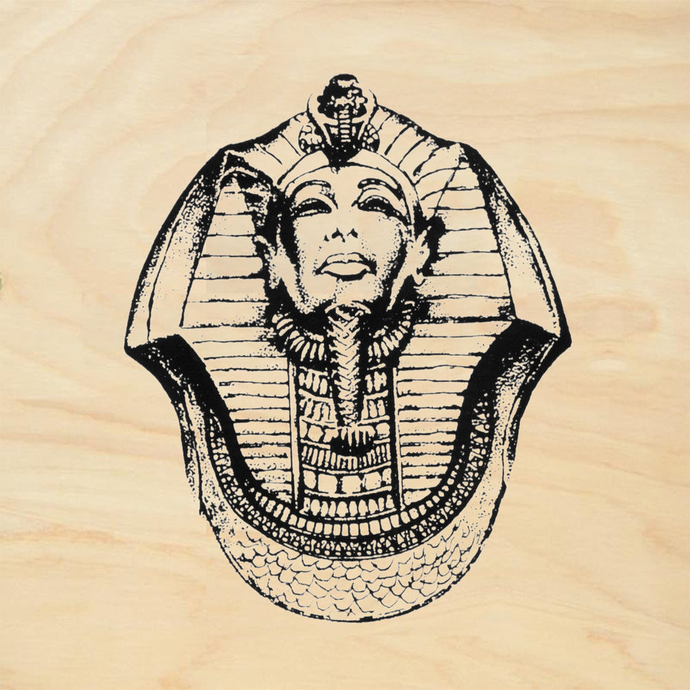 StampaFe King Tut Small Egyptian Pharaoh Rubber Art Stamp