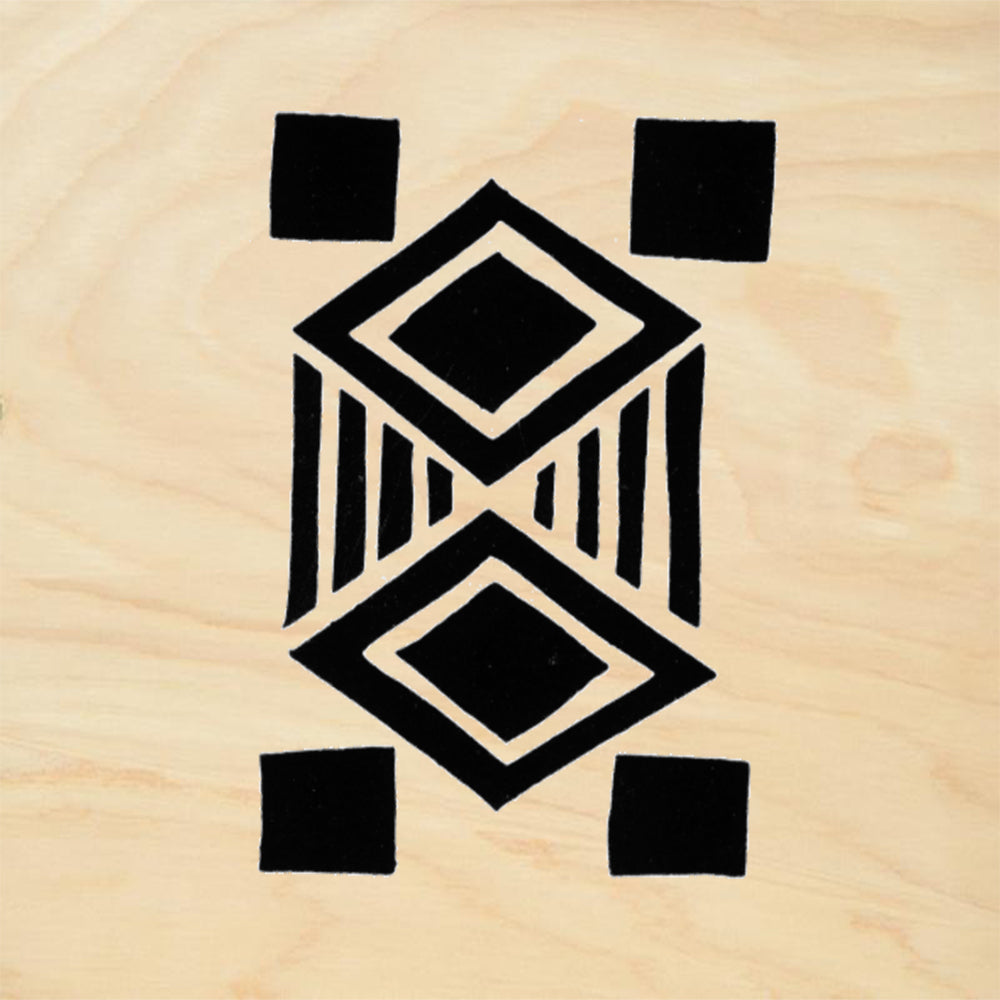 StampaFe FD802 Tribal Rubber Art Stamp