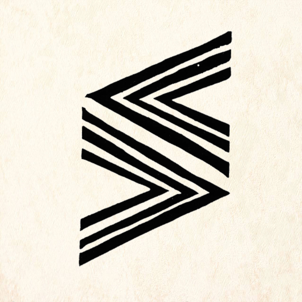 StampaFe Angular Zigzag Line Rubber Art Stamp