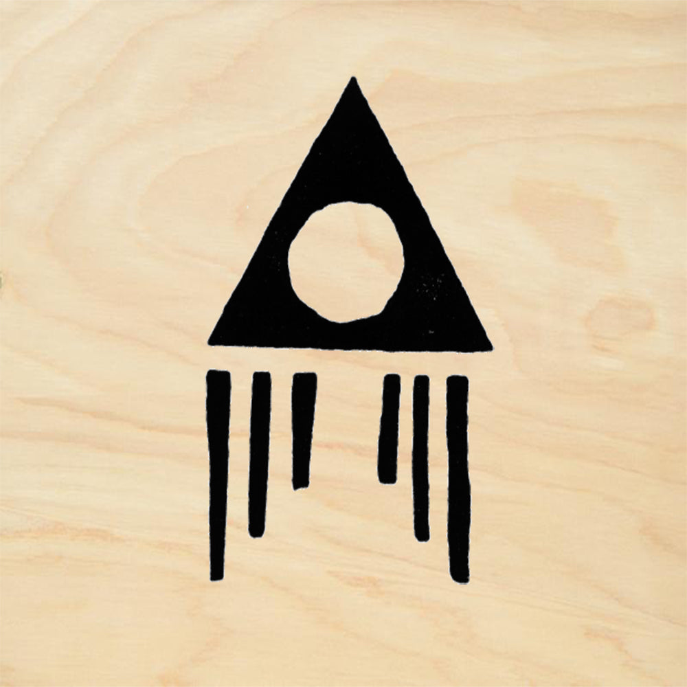 StampaFe Triangle and Circle Geometric Rubber Art Stamp