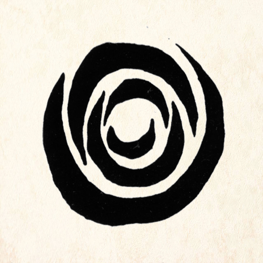StampaFe Spiral Circle Rubber Art Stamp