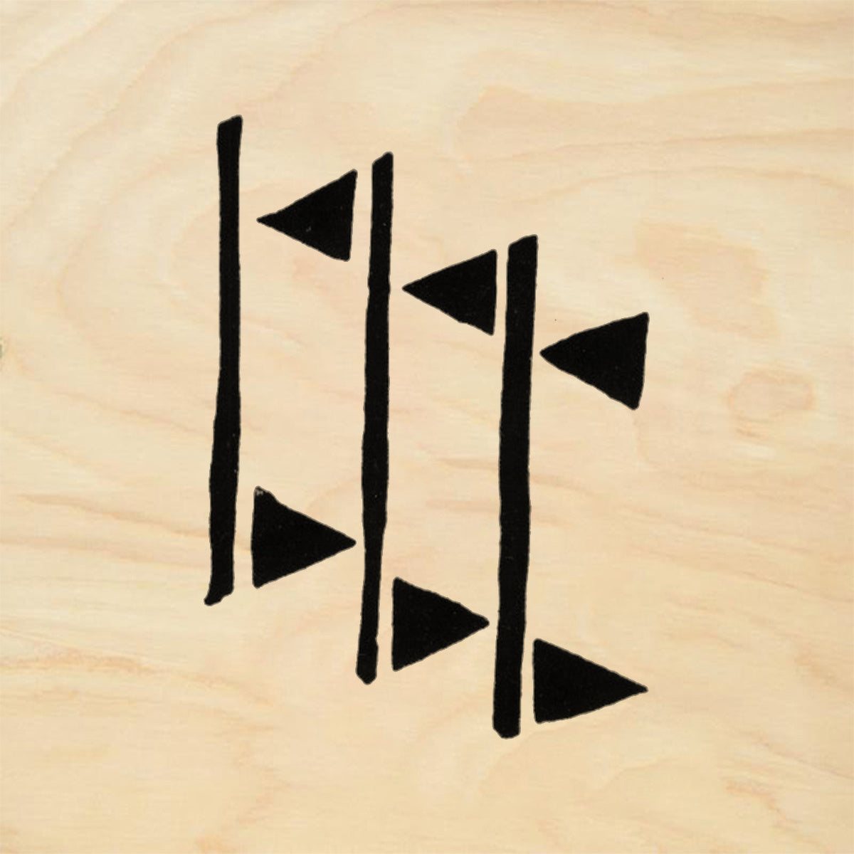 StampaFe Abstract Flag Bars Geometric Pattern Rubber Art Stamp