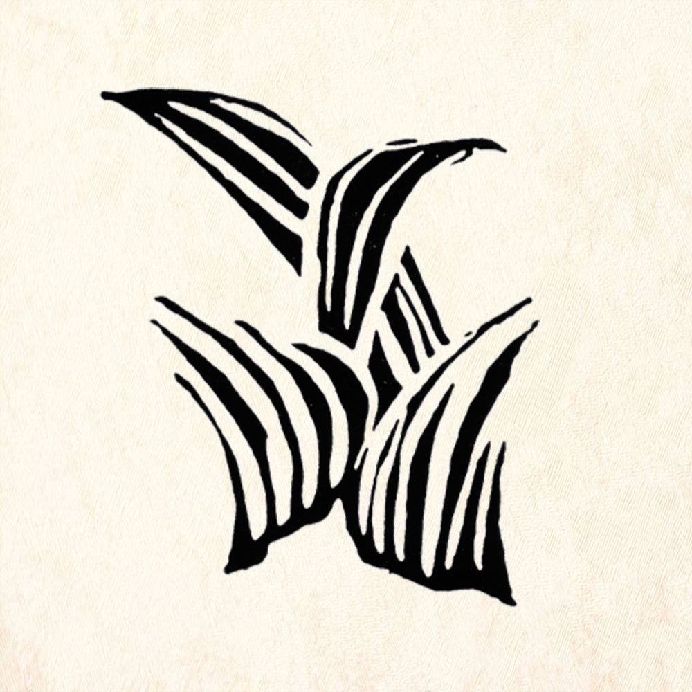 StampaFe Abstract Leaf Cluster Rubber Art Stamp