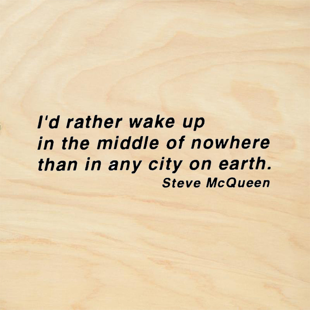 StampaFe Wake Up In Middle Of Nowhere Than Any City On Earth Rubber Art Stamp