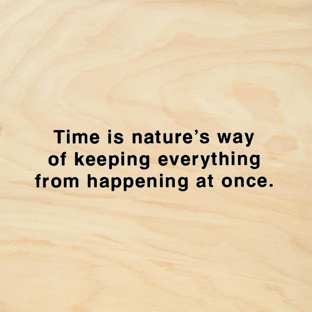 StampaFe Time is Nature's Way Mixed Media Rubber Art Stamp