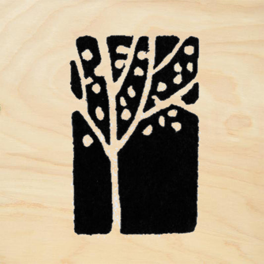 StampaFe Carved Tree Botanical Rubber Art Stamp
