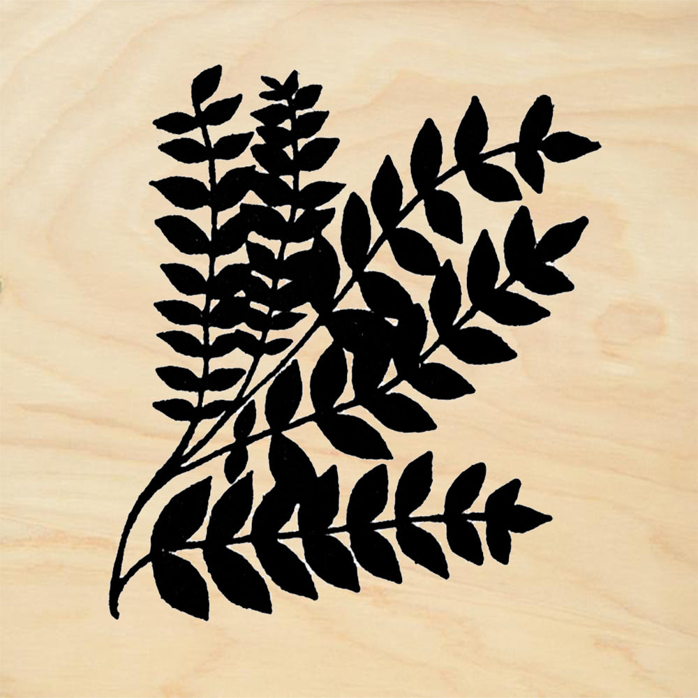 StampaFe Branch Botanical Rubber Art Stamp