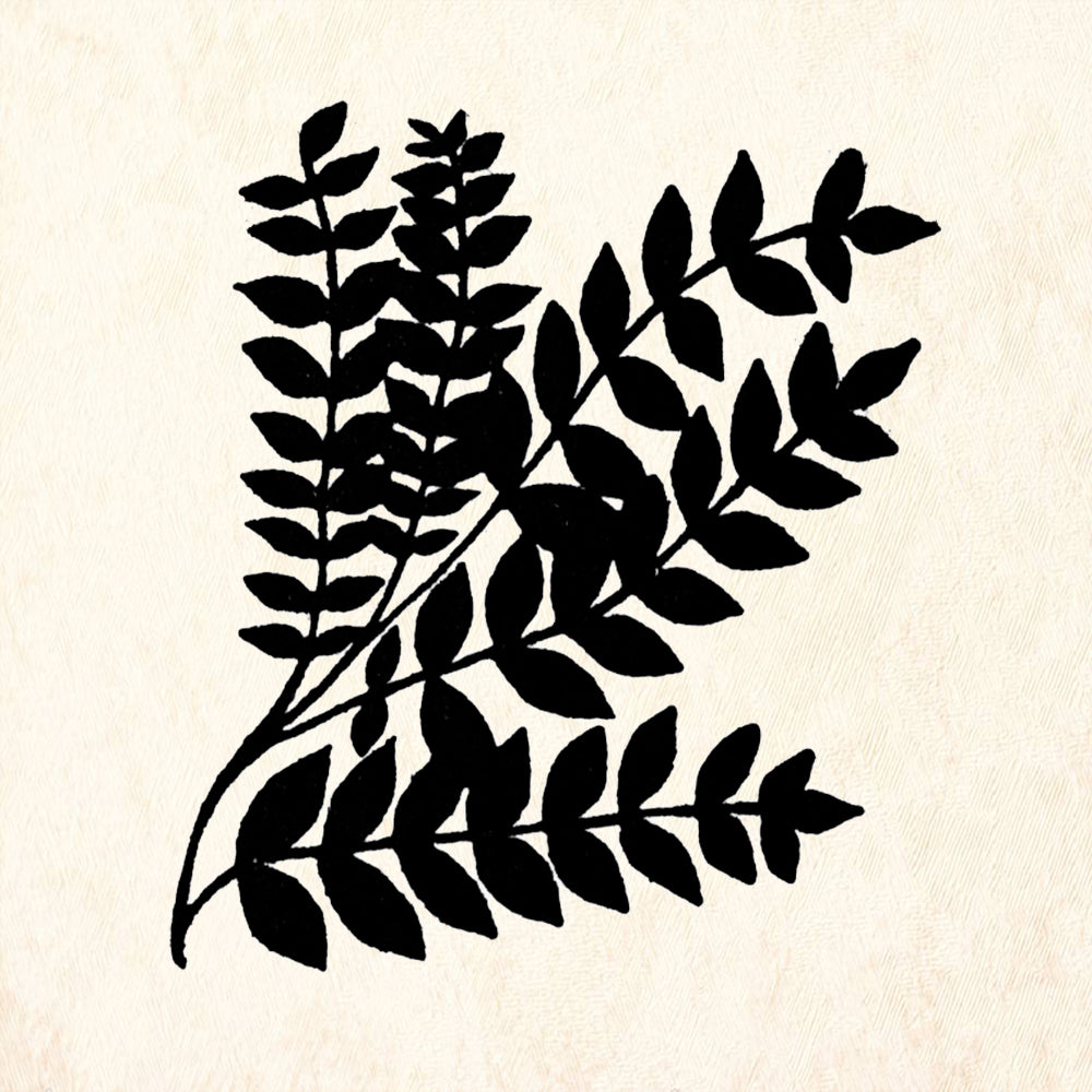 StampaFe Branch Botanical Rubber Art Stamp