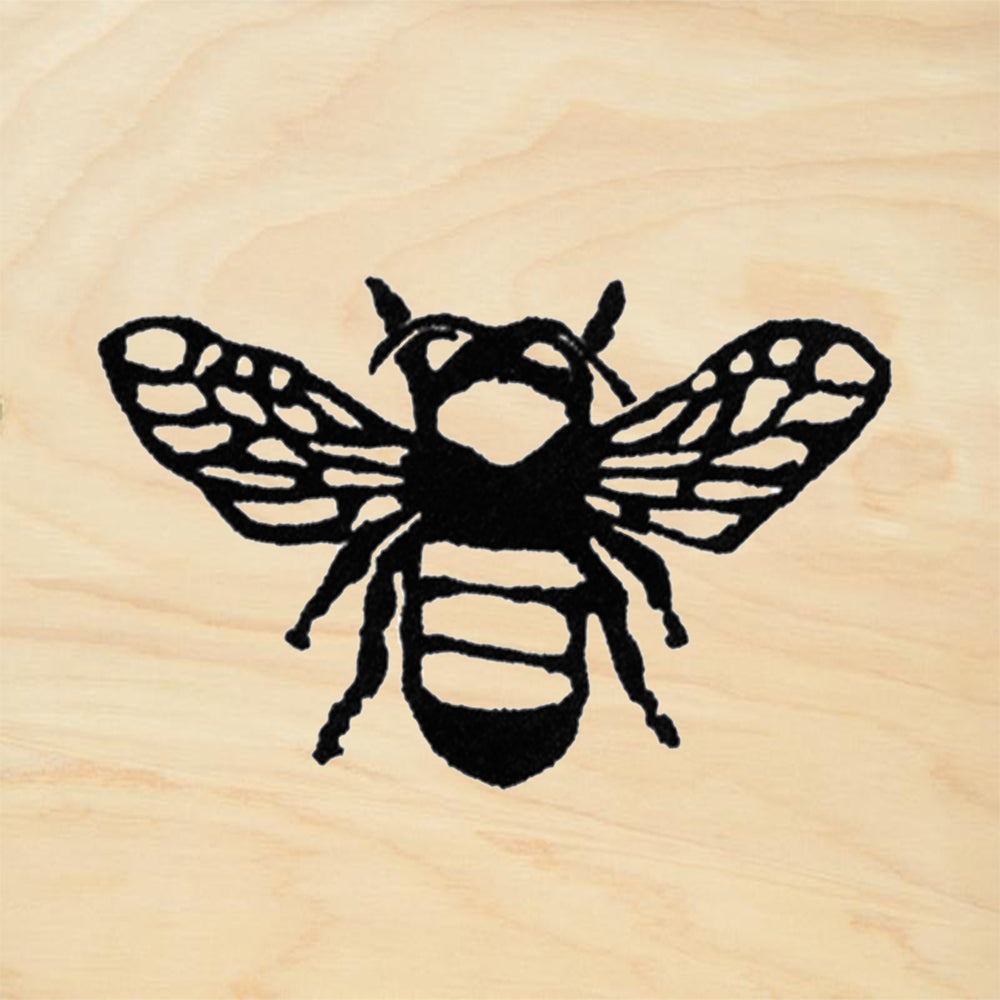 StampaFe Bee Small Botanical Rubber Art Stamp