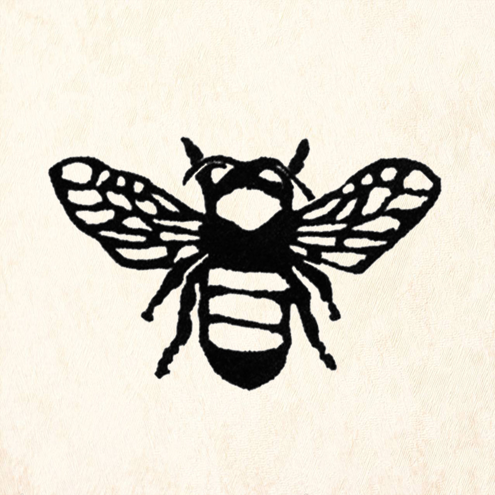 StampaFe Bee Small Botanical Rubber Art Stamp