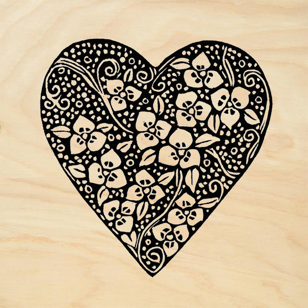 Flower Heart Large